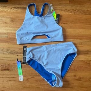 JOLYN Surf new with tags blue bikini top and bottom